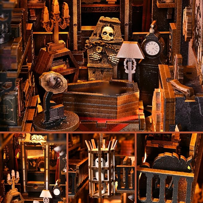 Moonlight Nooks | DIY Goth Booknook