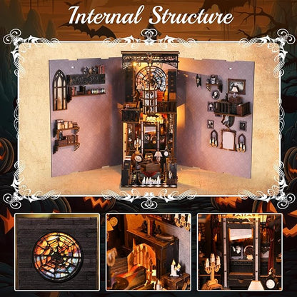 Moonlight Nooks | DIY Goth Booknook